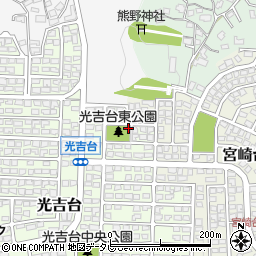 光吉台東公園トイレ周辺の地図