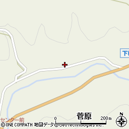 大分県玖珠郡九重町菅原1678周辺の地図
