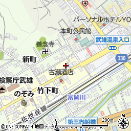藤本精肉・製氷　本店周辺の地図
