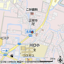 福岡県大川市一木448-3周辺の地図