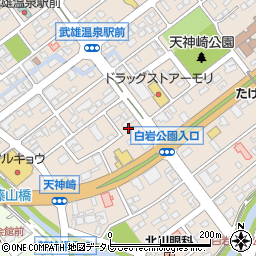 シャディサラダ館武雄町店周辺の地図