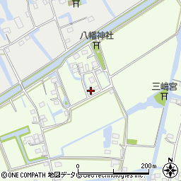 福岡県三潴郡大木町三八松4151周辺の地図