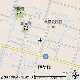 佐賀県杵島郡白石町伊ケ代周辺の地図