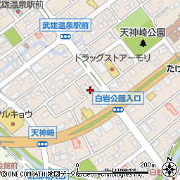 シャディサラダ館武雄店周辺の地図