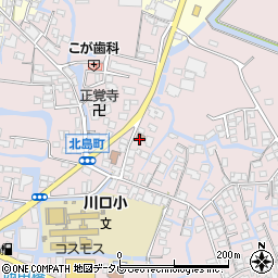 川口郵便局周辺の地図