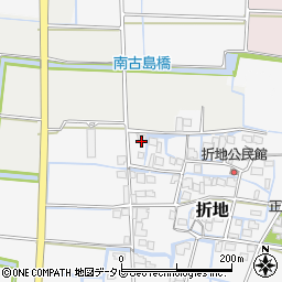 福岡県筑後市折地747周辺の地図