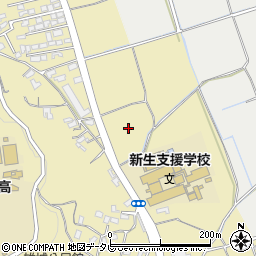 大分県大分市玉沢雄城周辺の地図