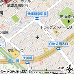 株式会社鈴花　武雄店周辺の地図