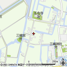 福岡県三潴郡大木町三八松523周辺の地図