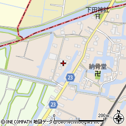 福岡県柳川市蒲生1199周辺の地図