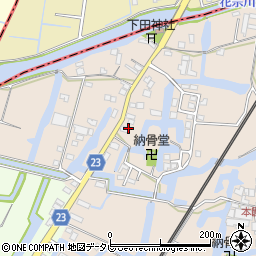 福岡県柳川市蒲生1059周辺の地図