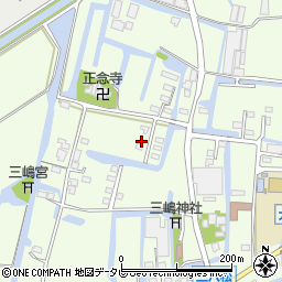 福岡県三潴郡大木町三八松26-1周辺の地図