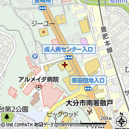 ネッツトヨタ東九州本社周辺の地図