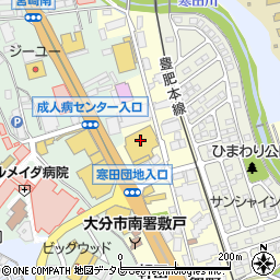 フレイン　大分宮崎店周辺の地図