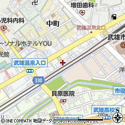 皐月庵武雄店周辺の地図