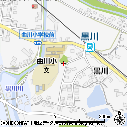 黒川八幡宮周辺の地図