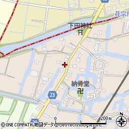 福岡県柳川市蒲生1178周辺の地図
