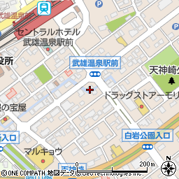 アクシオン武雄駅前周辺の地図