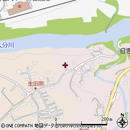 大分県由布市挾間町鬼崎2749周辺の地図