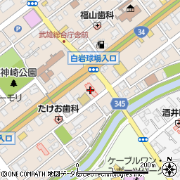 武雄杵島地区医師会検診センター周辺の地図
