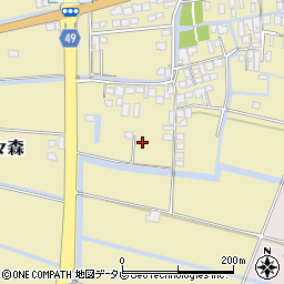 佐賀県佐賀市川副町大字小々森周辺の地図