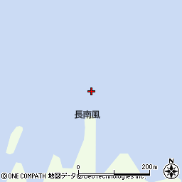 長南風周辺の地図