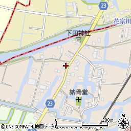 福岡県柳川市蒲生1149周辺の地図