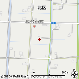 佐賀県杵島郡白石町北区周辺の地図