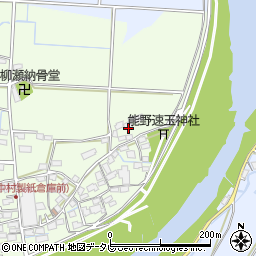 溝田和紙周辺の地図