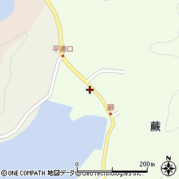 愛媛県宇和島市蕨470周辺の地図