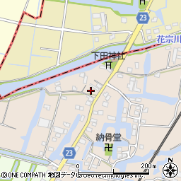 福岡県柳川市蒲生1147周辺の地図