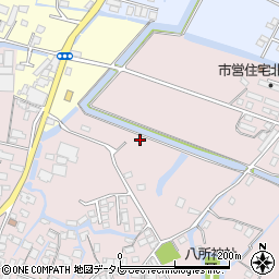 福岡県大川市一木周辺の地図