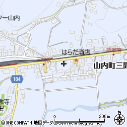 佛坂医院周辺の地図