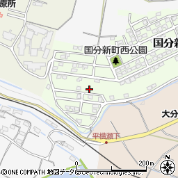 大分県大分市国分新町8-3周辺の地図