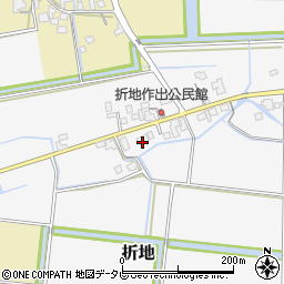 福岡県筑後市折地193-1周辺の地図