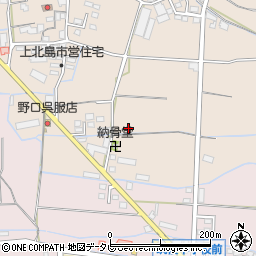 福岡県筑後市上北島426周辺の地図