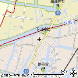 ポーラ化粧品大川営業所周辺の地図