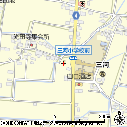 セブンイレブン八女酒井田店周辺の地図