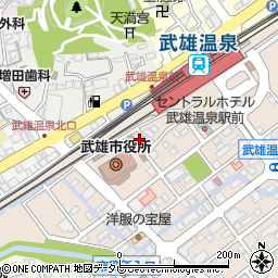 ＪＡさが　杵藤エリア武雄地区ＬＰガス事業所周辺の地図