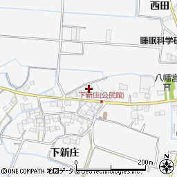 福岡県八女市新庄西田1651周辺の地図
