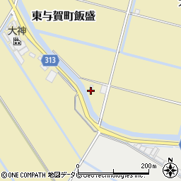 佐賀県佐賀市東与賀町大字飯盛1702周辺の地図