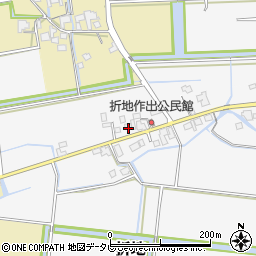 福岡県筑後市折地197周辺の地図