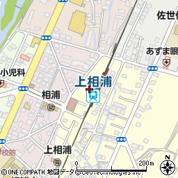 相浦地区公民館柔道場周辺の地図