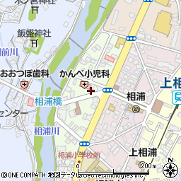 青井商店周辺の地図
