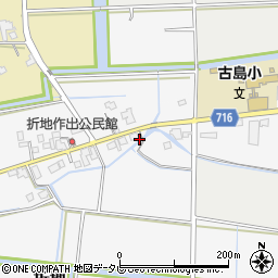 福岡県筑後市折地177周辺の地図