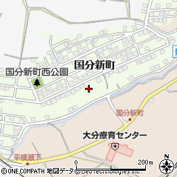 大分県大分市国分新町19周辺の地図