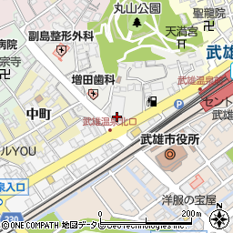 佐賀銀行武雄支店 ＡＴＭ周辺の地図