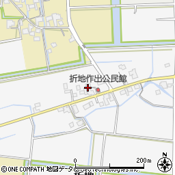福岡県筑後市折地202-1周辺の地図