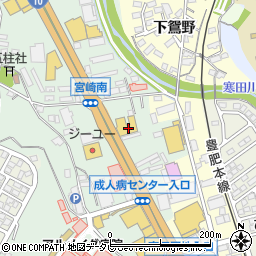九州マツダ大分宮崎店周辺の地図