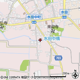 水田中農業者研修センター周辺の地図